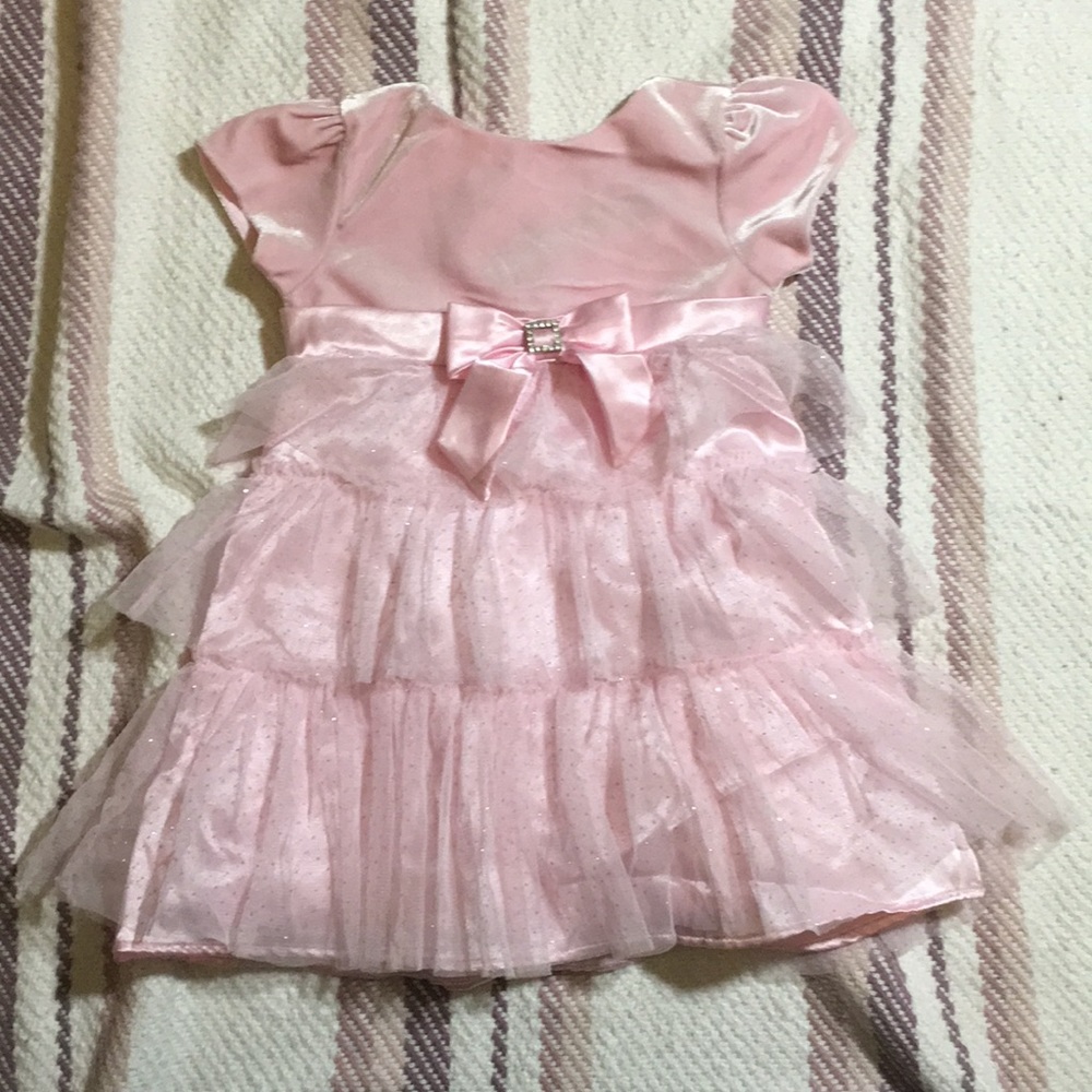 Baby Pink Glittery Dress